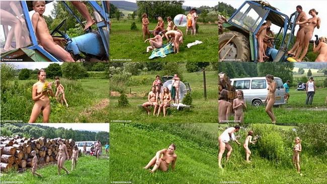 Nudism video - Grassy outdoor fitness [ヌードコレクション]